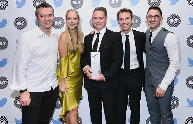 Tony Singleton Mr Wolf Managing Director with Taylors Wines Marketing Team