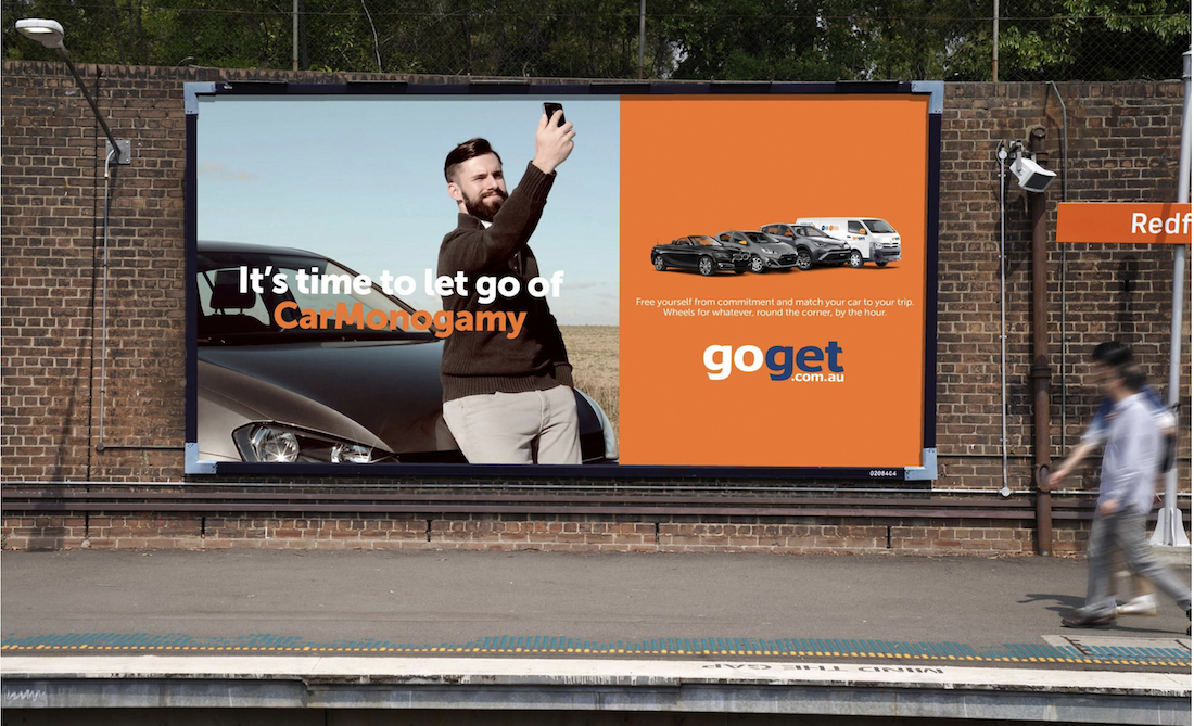 GoGet launch campaign - OOH - by Mr Wolf Australia's leading Challenger Brand Agency